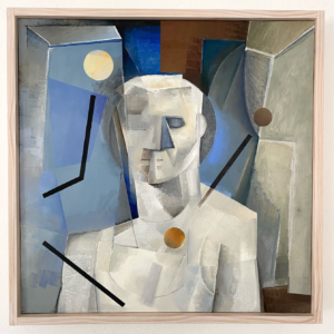 Man w Closed Eyes