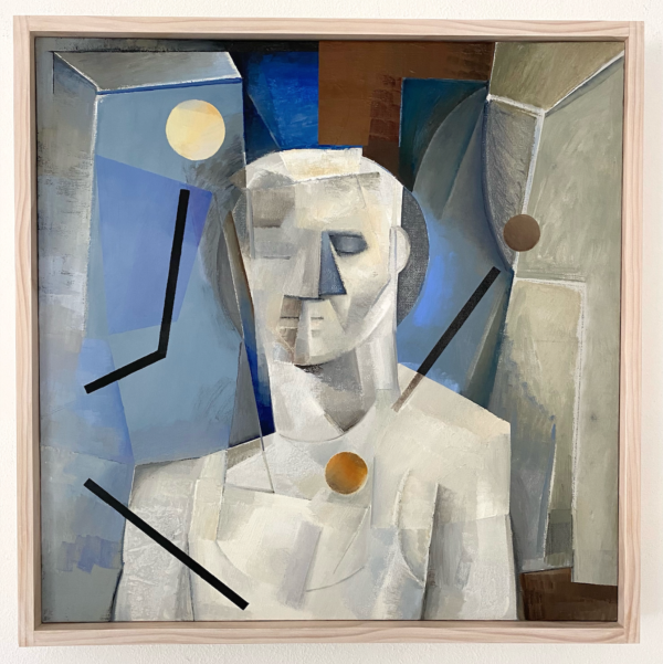 Man w Closed Eyes